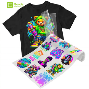 Transferencias DTF de Diseño Personalizado Goode para Ropa, Adhesivos Termoadhesivos, Colores Vibrantes, Alta Elasticidad, Lavables, Duraderos, Película PET para Planchar - Product Image 1