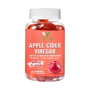 Gummies au vinaigre de cidre de pomme de haute qualité, contenant de l'acide folique et de la vitamine B12, favorisent la santé digestive, gummies amincissants pour adultes - Product Image 1