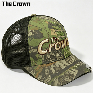 <b>Camo</b> Denim Trucker Hat 3D Woven Pattern Cowboy <b>Cap</b> Adjustable 6 Panel Outdoor Western Style - Product Image 2