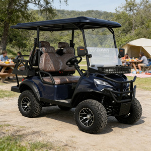 Carrito de Golf Eléctrico de Diseño Moderno, 5-6 Asientos, 4x4 Todoterreno, con Sistema de Música, Certificado CE, Garantía de 2 Años - Product Image 1