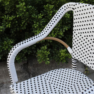 Chaises en rotin d'extérieur, chaises <span class=keywords><strong>de</strong></span> bistrot, chaises <span class=keywords><strong>de</strong></span> <span class=keywords><strong>terrasse</strong></span>, mobilier <span class=keywords><strong>de</strong></span> restaurant français, chaises parisiennes - Product Image 4