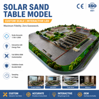 Modèle de table de présentation sur mesure pour projet photovoltaïque distribué destiné aux expositions