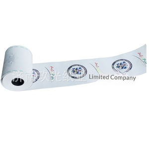 80Mm Wide Thermal Long-lasting Cash Register <strong>Roll</strong> <strong>Paper</strong> with <strong>Blue</strong> Watermark Colors Customized Printing - Product Image 4