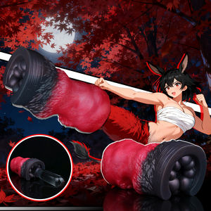 GEEBA Masturbateur en forme de <span class=keywords><strong>sabot</strong></span> d'âne rouge Unique Fantasy Animal Design Silicone Adult Sex Toy Masturbateur pour hommes - Product Image 1