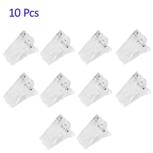 Transparent Acrylic Nail Art Clip Quick Shaping Gel Nail Tips Clip Nail ExtensionUVClip Nail Art Styling <b>Tool</b> Set - Product Image 5