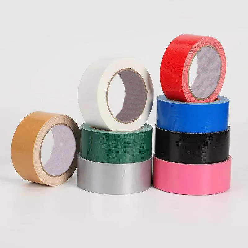Compression Resistant Waterproof 2 Inch Colored Duct Cloth Adhesive Tape Jumbo Roll