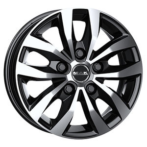 JANTES EN ALLIAGE MAK F65605DBM47D LOAD5 NOIR MIROIR 6,5J16 et47 5X118 cb71,1 - Product Image 1