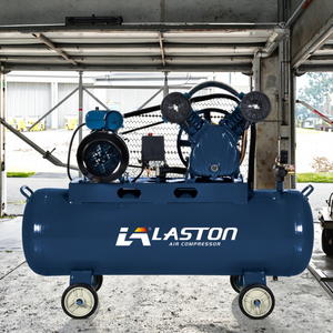 Laston 100L 8bar 4HP Ba xi lanh Loại AC Piston vành đai-driven ngành công nghiệp Máy nén khí - Product Image 3