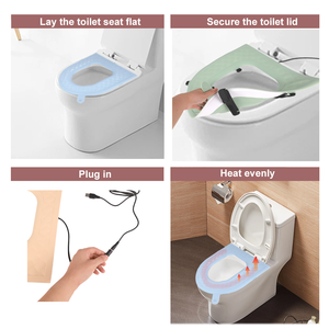 Портативный чехол для унитаза с электрическим подогревом - Product Image 5
