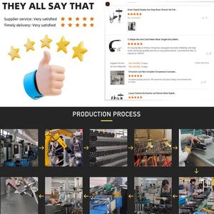 Grifo de Baño Moderno de Latón Cepillado con Sensor Táctil Infrarrojo sin Contacto, Instalación de un Solo Orificio en la Cubierta - Product Image 3