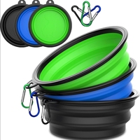 Bol de nourriture pliable pour animaux de compagnie en silicone de qualité alimentaire, imperméable, antidérapant, durable, écologique, pour chats, chiens, lapins et plus encore