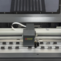 Cortadora de Papel con Servomotor E-CUT, Cuchilla Única, Rueda de Goma, Alimentación Automática, Máquina de Corte de Etiquetas y Adhesivos ESP32-S