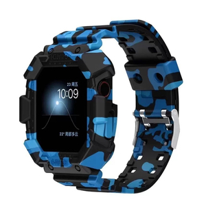 Bracelet de Sport TPU imprimé en Silicone pour <span class=keywords><strong>Apple</strong></span> <span class=keywords><strong>Watch</strong></span> série 2 <span class=keywords><strong>3</strong></span> 4 5 6 7 8, coque blindée pour Iwatch 38/40/42/44/41/45mm - Product Image 3
