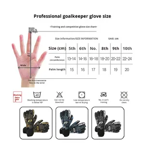 <span class=keywords><strong>Guantes</strong></span> <span class=keywords><strong>de</strong></span> <span class=keywords><strong>portero</strong></span> <span class=keywords><strong>de</strong></span> fútbol <span class=keywords><strong>de</strong></span> goma unisex para adultos y niños, <span class=keywords><strong>guantes</strong></span> profesionales con protección para los dedos, antideslizantes, resistentes al desgaste, <span class=keywords><strong>guantes</strong></span> multideportivos - Product Image 6