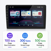 Sistem Multimedia Mobil Android 10.1 Inch IPS Panel Universal 2DIN dengan USB, GPS, Peta, dan Penerima FM