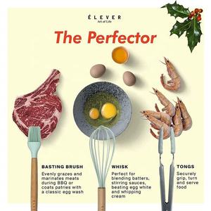 بسعر المصنع مجموعة أدوات مطبخ ملونة 12 قطعة ، أواني سيليكون من الفولاذ المقاوم للصدأ ، مقبض خشبي للمطبخ المنزلي - Product Image 6