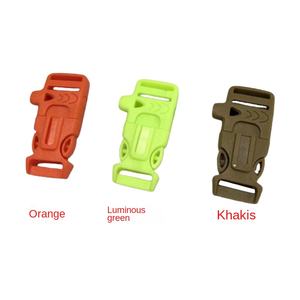 パラコードプラネットPOMクラシック調整可能サイドリリース緊急サバイバルユーティリティ & ホイッスルバックル - Product Image 2