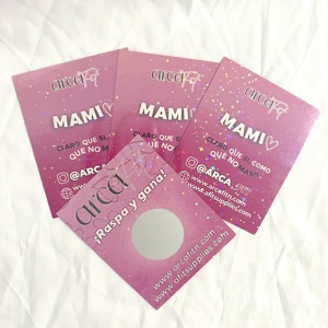 Wholesale Customized Business Logo <strong>Card</strong> <strong>Scratch</strong> Off Custom Glitter Shiny Thank You <strong>Cards</strong> for Businesses - Product Image 6