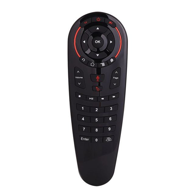 G30 Remote Control 2.4G Wireless Voice Air Mouse 33 Keys IR Learning Gyro Sensing Smart Remote for Game Android Tv Box