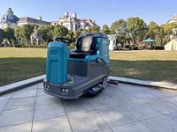 Laveuse de sol électrique 36V avec nouvelle batterie pompe manuelle moteur automatique brosse équipement de nettoyage nettoyeur de sol