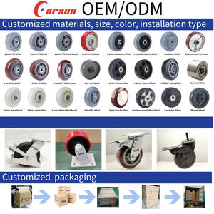 10T Extra Schwere Industrielle Schwenkrolle 16 Zoll Doppelrad-Festrollen Stahl-Eisenkern Polyurethan Kugellager Gelb - Product Image 6