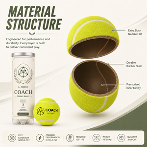 Balles de tennis professionnelles personnalisées de haute qualité, durables, pour l'entraînement, vente en gros - Product Image 2