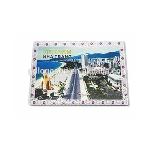 Wholesale Printed Vietnam Tourism Souvenirs Refrigerator Magnet Custom Foil Paper Fridge Souvenir Magnet