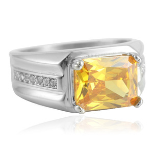 Geometric Stone <b>Ring</b> Prong Setting Women's Fashion Jewelry Gift - Product Image 4