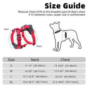 Penjualan langsung grosir tali anjing reflektif nilon murni mudah disesuaikan dengan tali hewan peliharaan berbentuk H kulit serat mikro - Product Image 6