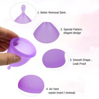 Copas Menstruales Reutilizables ECOAMOR para Higiene Femenina, Copas Menstruales Ecológicas de Silicona de Grado Médico, Logotipo Personalizable, Convenientes MC26