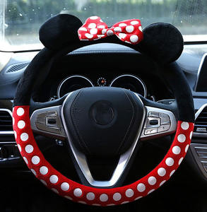 Funda para <span class=keywords><strong>Volante</strong></span> <span class=keywords><strong>de</strong></span> Coche <span class=keywords><strong>de</strong></span> Felpa <span class=keywords><strong>de</strong></span> Invierno XMB, Diseño <span class=keywords><strong>de</strong></span> Snoopy, Dibujos Animados, Bonita - Product Image 3