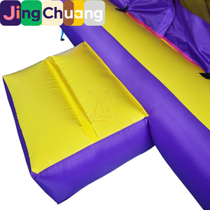 JingChuang Modelo 6062 Trampolín Inflable de Tela Oxford de Doble Fila, Castillo Hinchable con Tobogán, Juegos Inflables para Exteriores, Superventas - Product Image 2