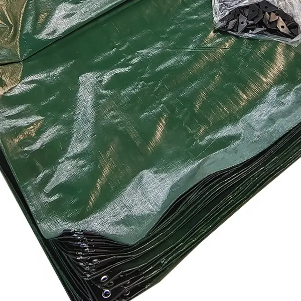 GRS CE Approved China Factory Custom 20x30 Waterproof Heavy Duty Flatbed Truck Tarp Fabric Poly Tarps For Trucks Cover