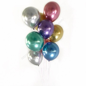 Globos de Látex Metálicos al por Mayor para Decoración de Fiestas de Cumpleaños y Bodas - Product Image 3