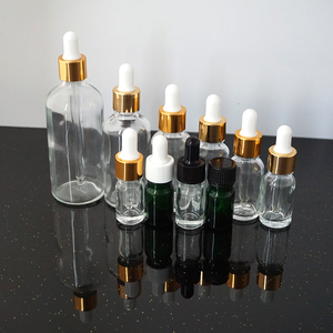 Chai lọ thủy tinh đựng tinh dầu 5ml 10ml <span class=keywords><strong>15ml</strong></span> 20ml <span class=keywords><strong>30ml</strong></span> 50ml 100ml, trong suốt, có nắp vàng - Product Image 2