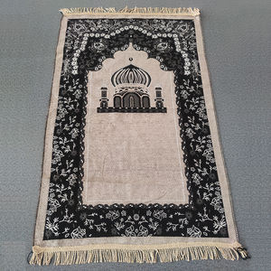 Tapis de prière islamique portable en polyester fabriqué en Chine, lavable pour la maison, la mosquée, les voyages - Tapis de prière musulman - Product Image 5