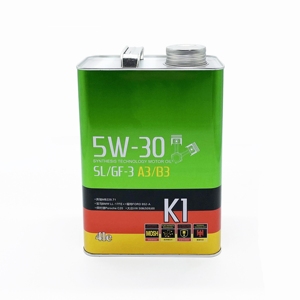 Envase Rectangular/Cuadrado de Hojalata de 4L Estilo F para Aceite de Motor, Lata Vacía para Lubricante con Tapa de Rosca - Product Image 1