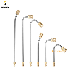 Nouvel accessoire de nettoyage de gouttières en forme de U/à 30/90 degrés pour lance de nettoyage <span class=keywords><strong>haute</strong></span> <span class=keywords><strong>pression</strong></span>, raccord rapide 1/4 pouce - Product Image 2