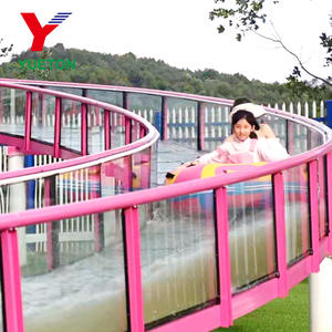 Équipement de jeux aquatiques d'extérieur très amusant, parc d'attractions, jeux flottants, <span class=keywords><strong>toboggan</strong></span> <span class=keywords><strong>aquatique</strong></span> géant en verre - Product Image 2