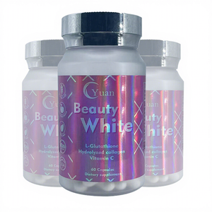 Etiqueta privada Elevar <span class=keywords><strong>de</strong></span> alta calidad con absorción óptima Glutatión Colágeno Vitamina C Blanqueamiento <span class=keywords><strong>DE</strong></span> <span class=keywords><strong>LA</strong></span> <span class=keywords><strong>PIEL</strong></span> Aclarar cápsulas - Product Image 1