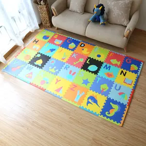 LTP Number Animal Pattern Baby Puzzle Play Mat Puzzle Toys Kids Children EVA Foam Yoga Crawling Mats