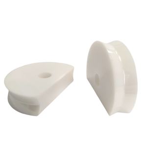 Verschleiß feste Zirkonoxid-Keramikteile mit gebogener Oberfläche Korrosions beständiger Zirkonoxid-Keramik ring mit hoher Zähigkeit - Product Image 6