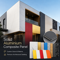 Panneau composite en aluminium ACP ACM 4 mm Alucobond 1220x2240 PVDF PE écologique pour façade de bâtiment