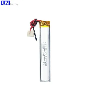 Prezzo di fabbrica batterie ricaricabili personalizzate LN551372 520mAh 3.7v batteria