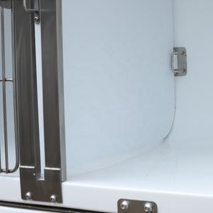 Huisdier Krat Kooi Modulair Ontwerp Midden Deelbare Kooi Mobiel Op Wielen Glasvezel Kat Hond Krat Kennle - Product Image 4