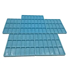 Molde de Resina de Silicona para Dominó Early Riser Juego Completo (5 Piezas) Herramientas para Tartas Directo de Fábrica Excelente para Hornear Dominós - Product Image 1