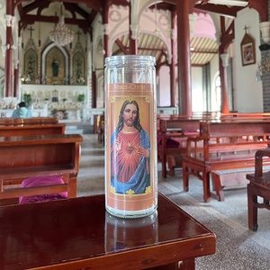 High Quality Custom Colors and Patterns for 7 Days Holy Death <strong>Oud</strong> Religious <strong>Candles</strong> - Product Image 2