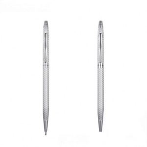 Wholesale Custom Logo Business Gift High Quality Brass Ballpoint Roller <b>Pen</b> Silver Gold & Golden Colors Metal Ball Point <b>Pen</b> - Product Image 4