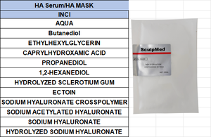 Livraison Gratuite Masque à l'Acide Hyaluronique Pur Hydrolysé HA Hydratant Peau Pure Hydratant <span class=keywords><strong>Visage</strong></span> Acide Hyaluronique Microneedling - Product Image 3