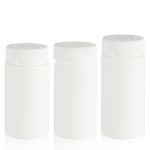 Récipient en HDPE résistant aux enfants 150-200ml de forme ronde mat opaque couleurs de corps et de capuchon personnalisées disponibles - Product Image 6